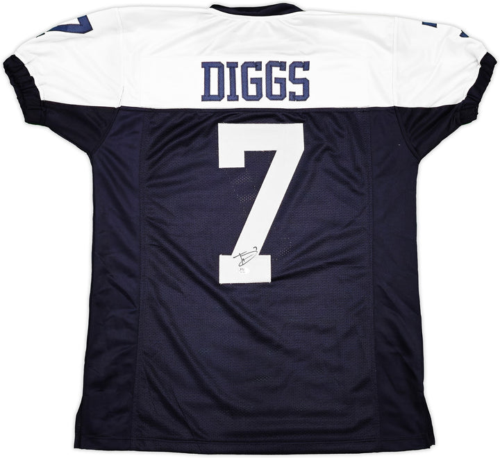 Dallas Cowboys Trevon Diggs Autographed Signed Blue & White Jersey PSA/DNA