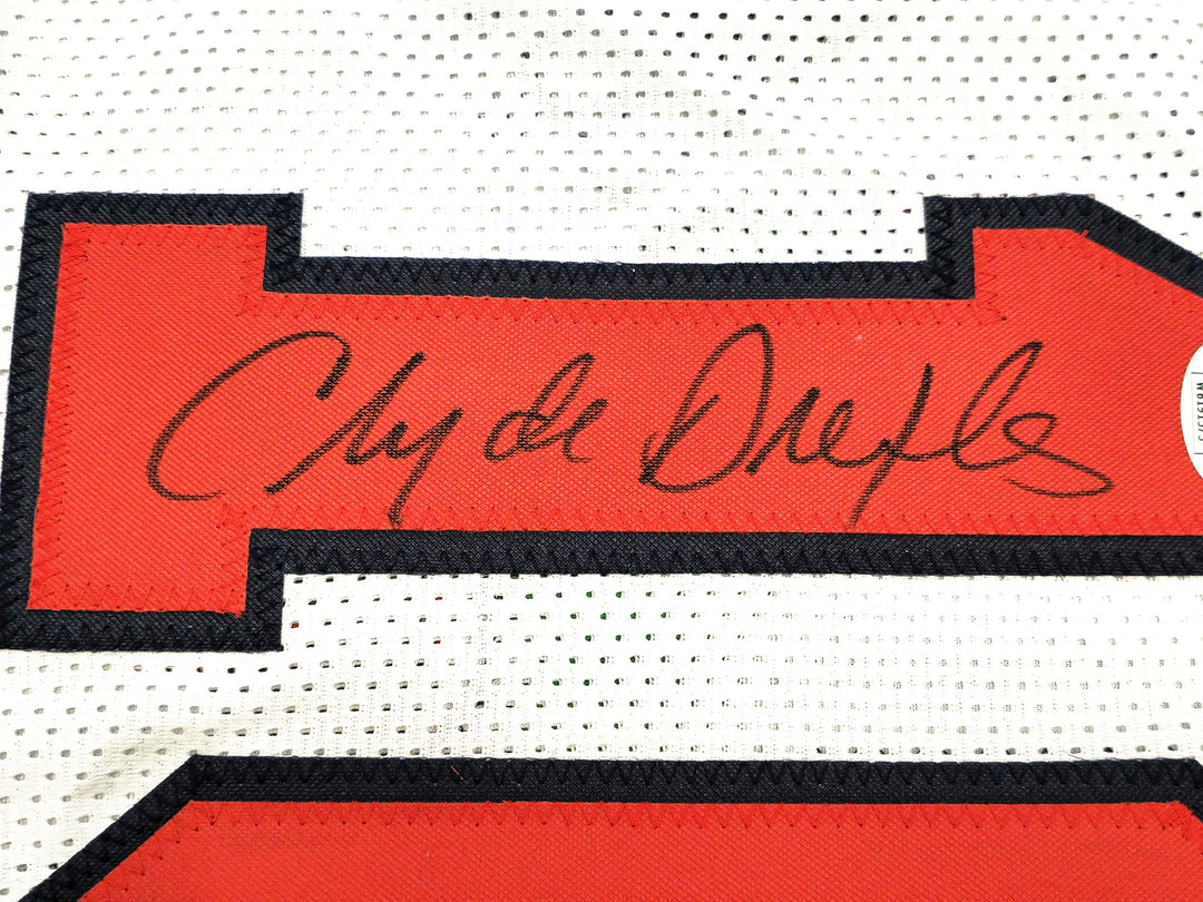 Team USA Clyde Drexler Autographed Signed White Jersey JSA
