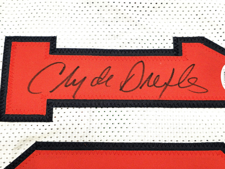 Team USA Clyde Drexler Autographed Signed White Jersey JSA