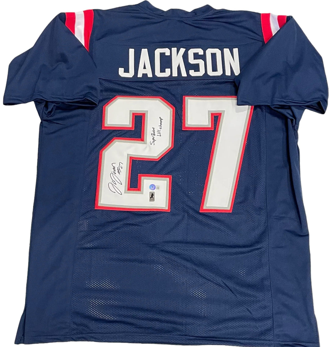 JC Jackson "Super Bowl LIII Champ" Autographed New England Patriots Custom Jerse