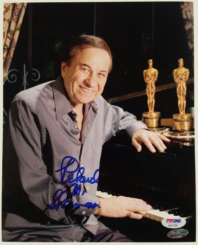 RICHARD M. SHERMAN Signed 8x10 Photo #4 DISNEY Song Writer PSA/DNA COA