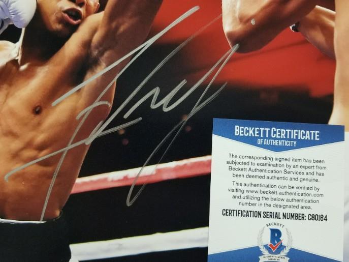 FELIX VERDEJO Signed 11x14 Photo Auto El Diamante Boxer (B)~ Beckett BAS COA