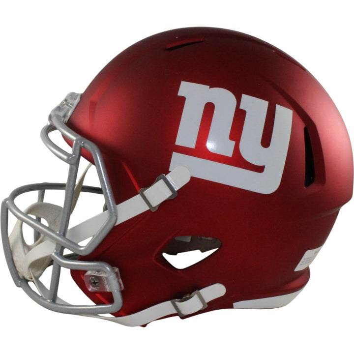 New York Giants Full Size Replica Blaze Helmet Riddell New In Box 16460