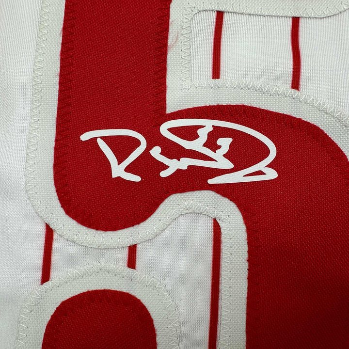 Facsimile Autographed Ranger Suarez Philadelphia Pinstripe Reprint Jersey Men XL