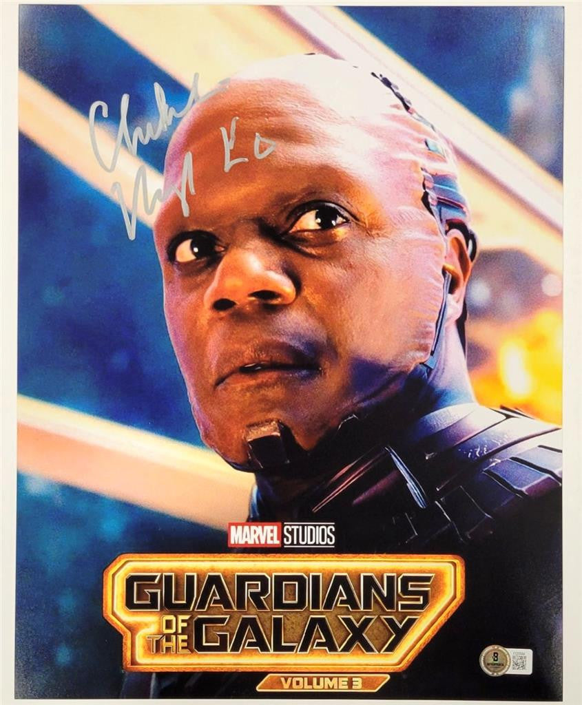 Chukwudi Iwuji signed Guardians Vol. 3 11x14 photo autograph ~ Beckett BAS