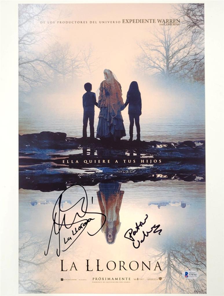 Marisol Ramirez & Patricia Velasquez signed "La Llorona" 11x17 Photo Poster BAS