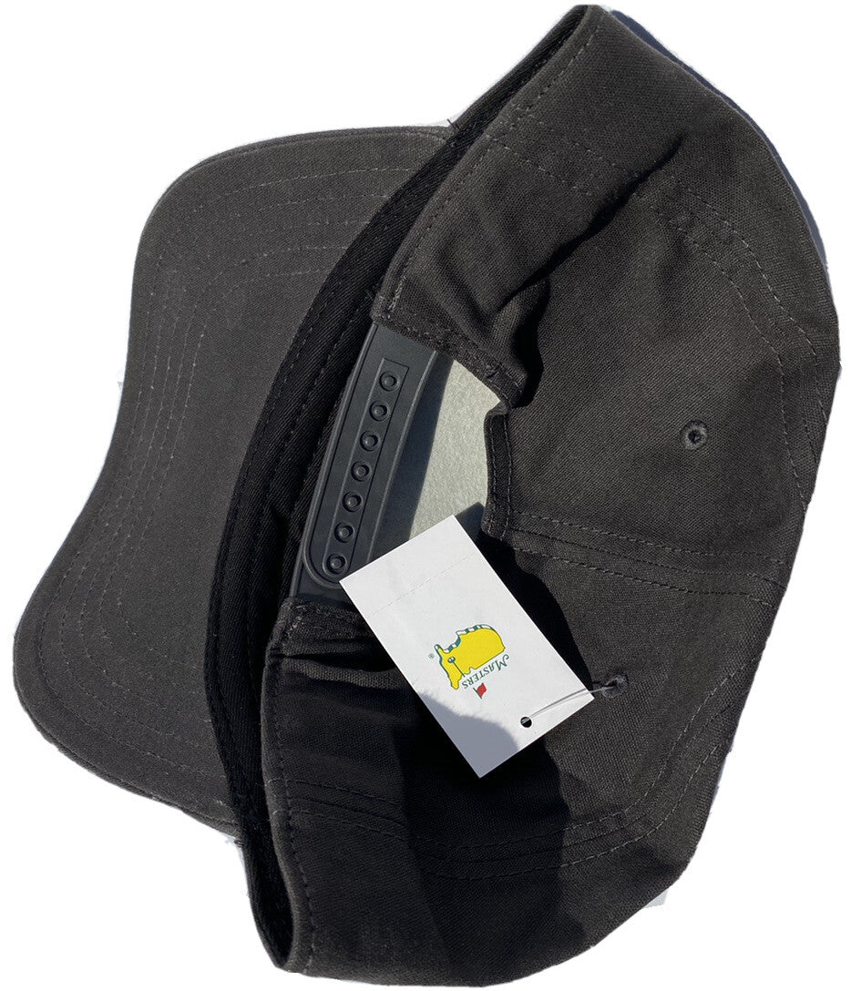 2025 MASTERS GRAY LEATHER WAX PATCH MEN’S HAT AUGUSTA NATIONAL NEW