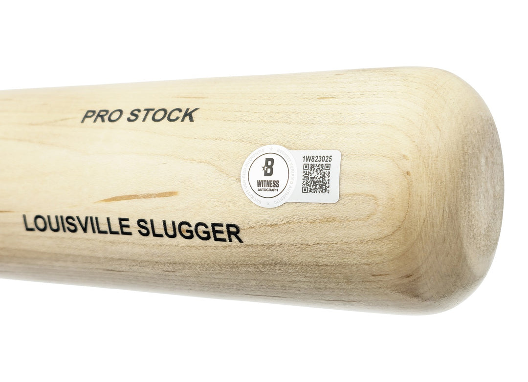 Gunnar Henderson Auto Blonde L Slugger Pro Stock Baseball Bat Orioles Beckett