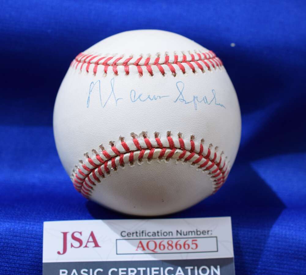 Warren Spahn JSA Cert Autograph National League ONL Signed Baseball 1