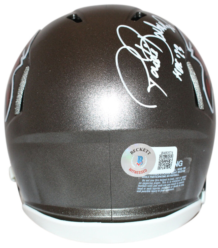 Ronde Barber Signed Tampa Bay Bucs TB '97-'13 Mini Helmet w/HOF BAS 40183