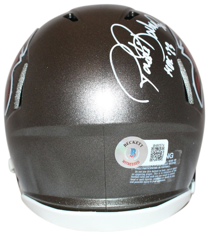 Ronde Barber Signed Tampa Bay Bucs TB '97-'13 Mini Helmet w/HOF BAS 40183
