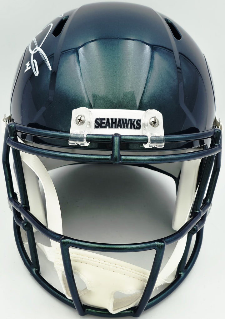 Sam Darnold Auto Seahawks Green Rivalries Full Size Speed Replica Helmet Beckett