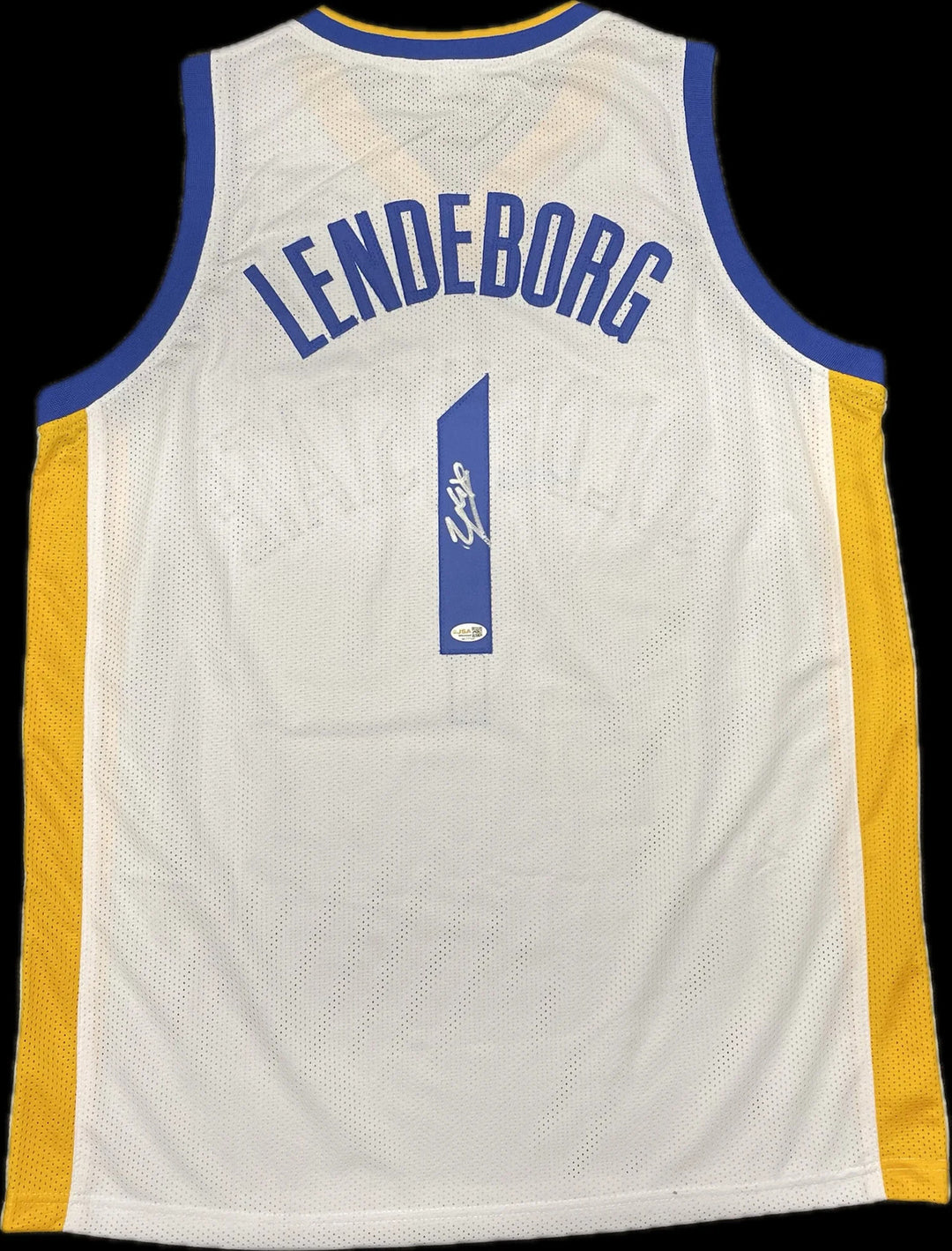Yaxel Lendeborg Signed Jersey JSA Golden State Warriors Autographed