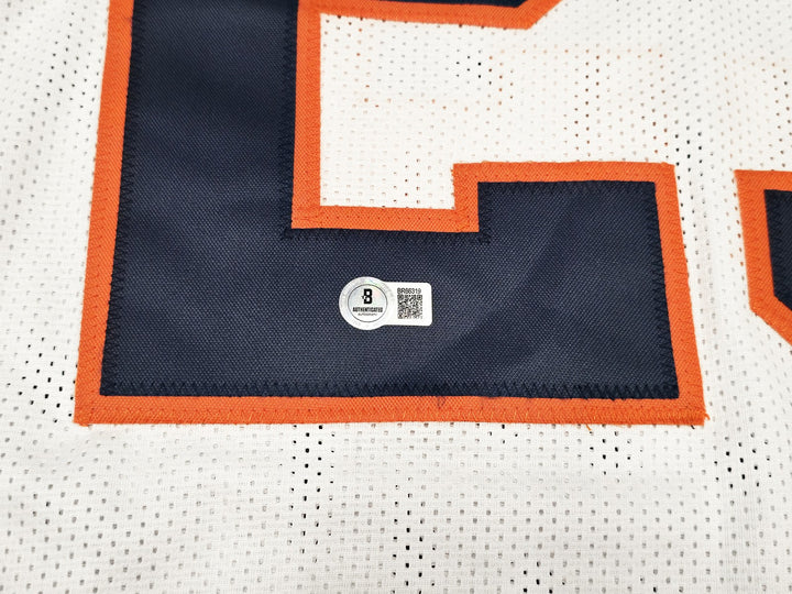 Chicago Bears Devin Hester Autographed Signed White Jersey Beckett BAS QR