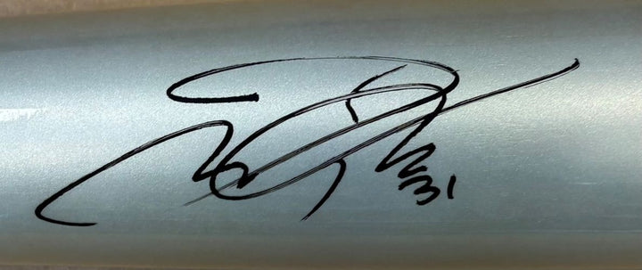 Joc Pederson Texas Rangers Signed Silver Marucci Model JP31 Bat MLB Hologram