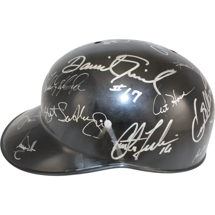 Walker Bichette Castilla +22 Signed Colorado Rockies 1995 Helmet Beckett 55420