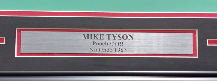 Mike Tyson Signed Framed 16x20 Photo Nintendo Punch-Out!! Beckett BAS QR