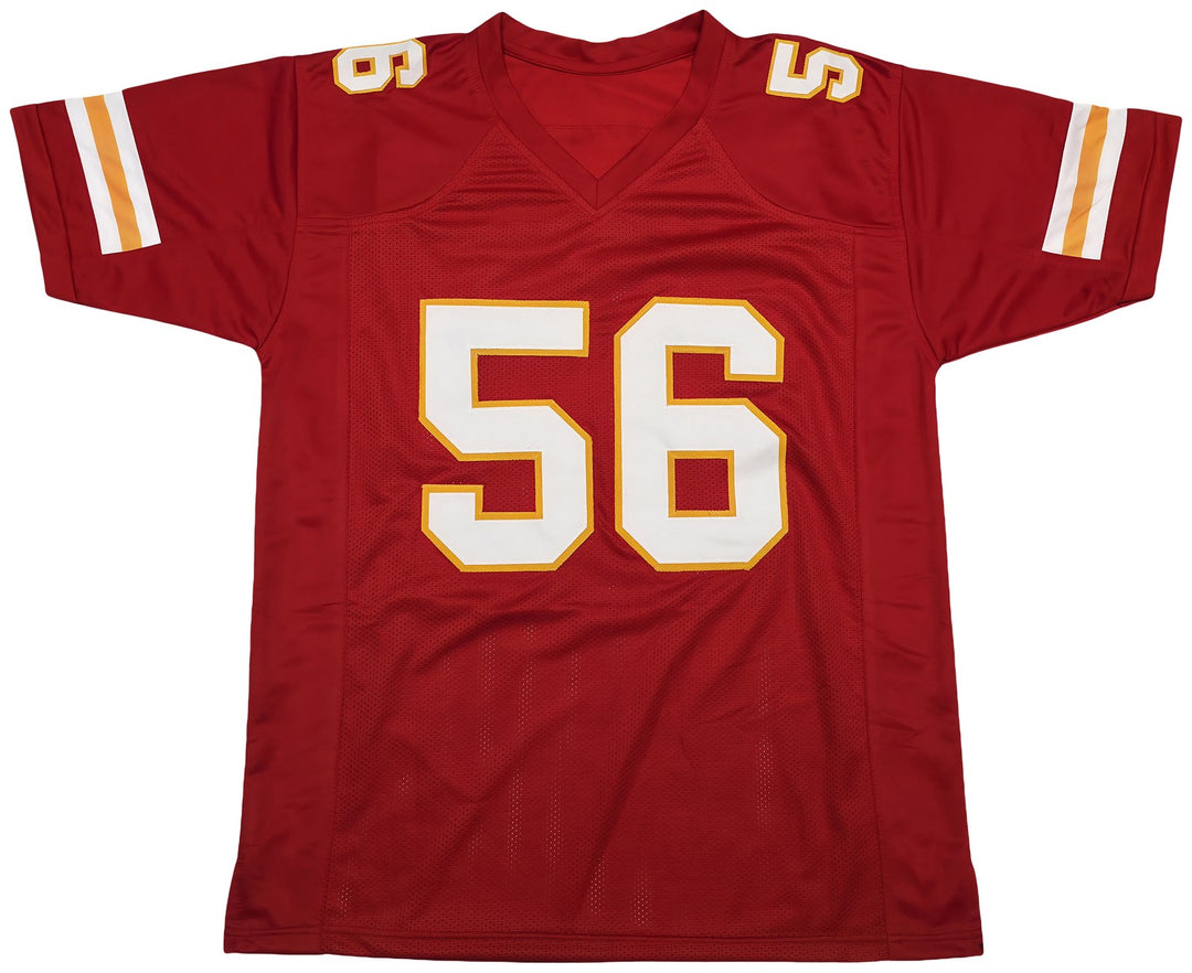 Kansas City Chiefs Derrick Johnson Signed Red Jersey Beckett QR