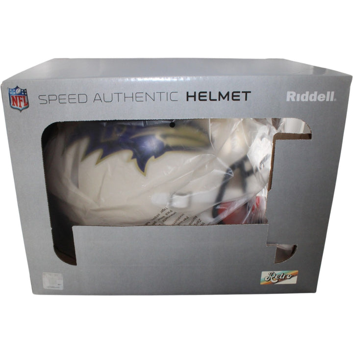 Ray Lewis Signed Baltimore Ravens Authentic Retro Helmet Beckett Witnessed 57518