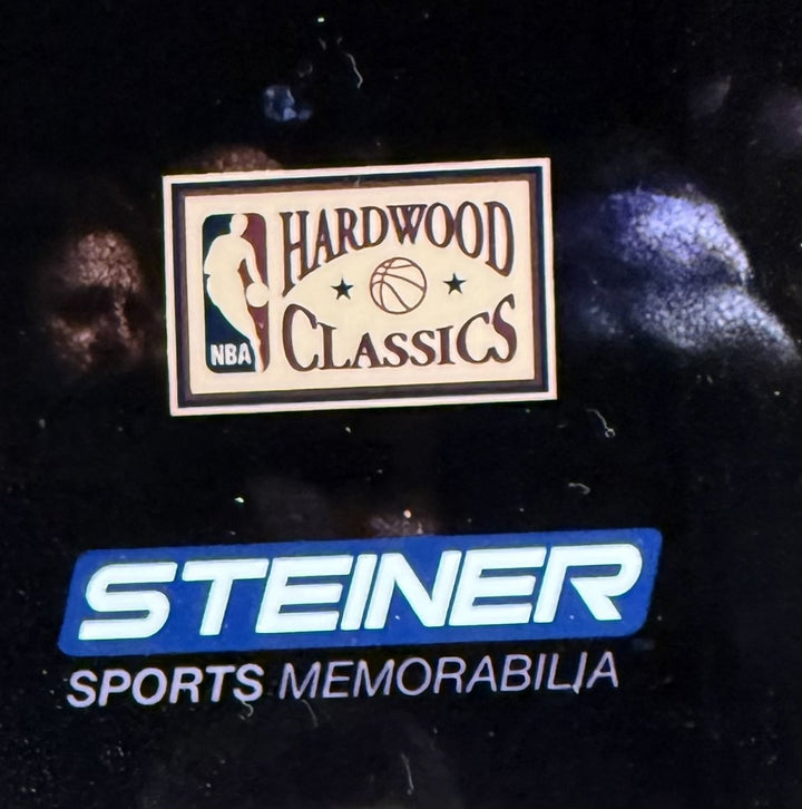 Larry Bird Signed 16x20 Farewell Spotlight Photo Framed Celtics Auto Steiner COA