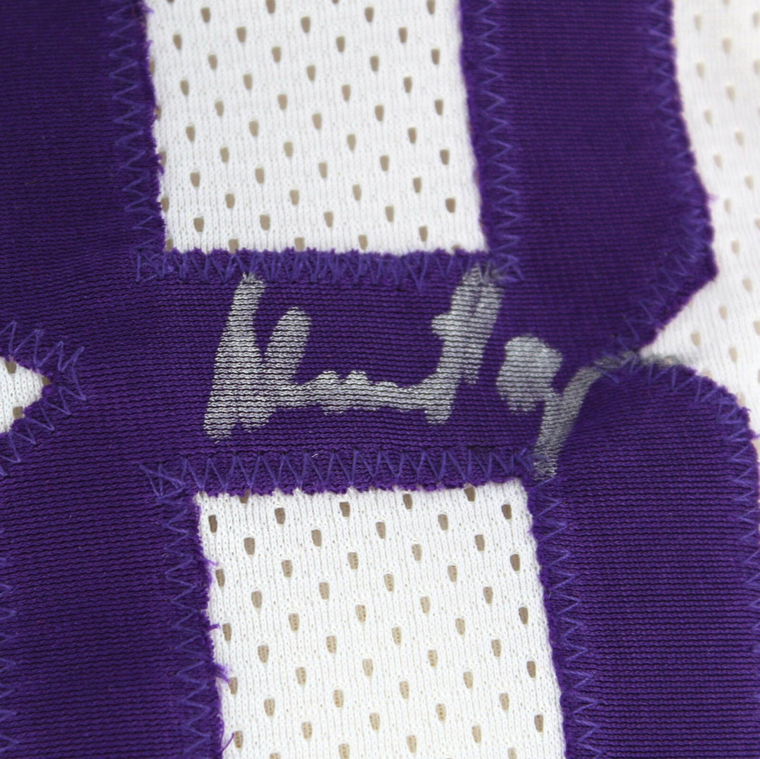 Purple People Eaters Autographed Minnesota Vikings White Jersey BAS COA Signed
