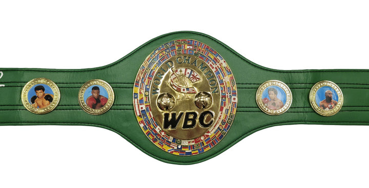 Manny Pacquiao Signed Green WBC World Championship Boxing Belt Beckett Witness