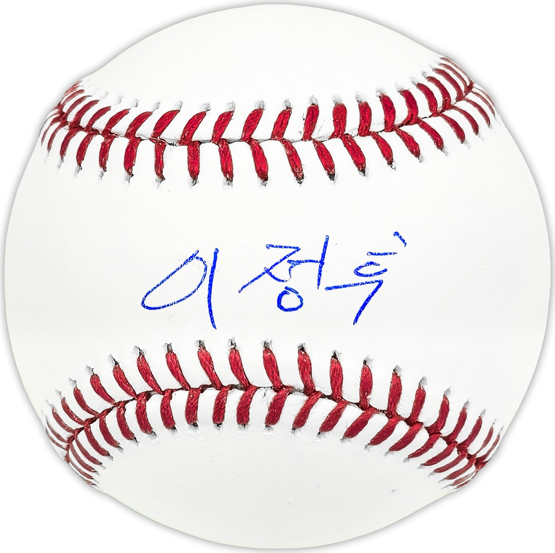 Jung Hoo Lee Signed Official MLB Baseball Giants Signed In Korean Beckett Wit