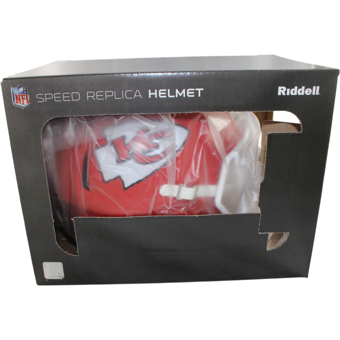 Tony Gonzalez Autographed Kansas City Chiefs F/S Helmet Beckett Witness 56406
