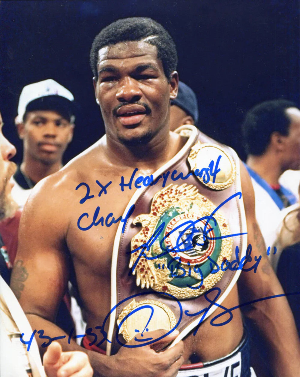 Riddick "Big Daddy" Bowe "2x Champ" Autographed 8x10 Photo