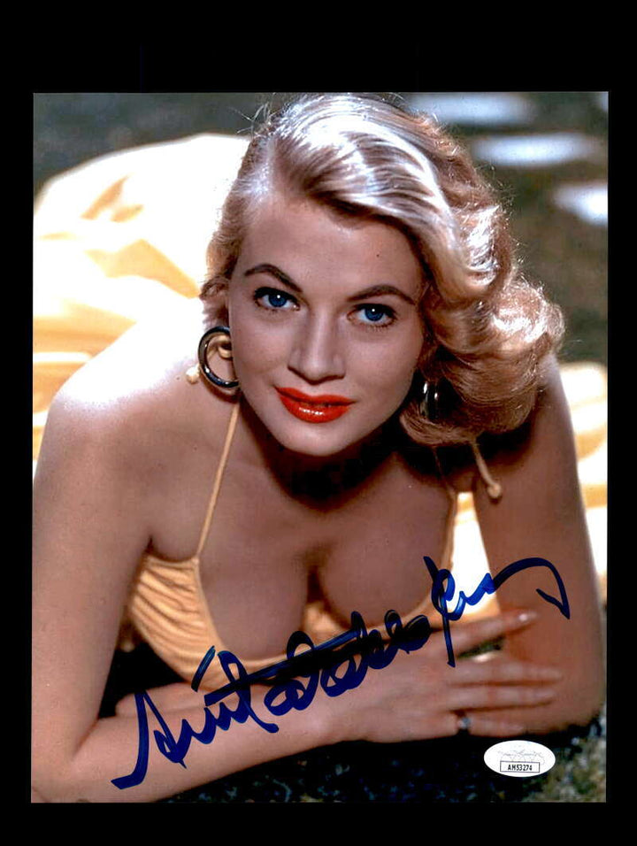 Anita Ekberg JSA Coa Signed 8x10 Photo Fantastic Autograph