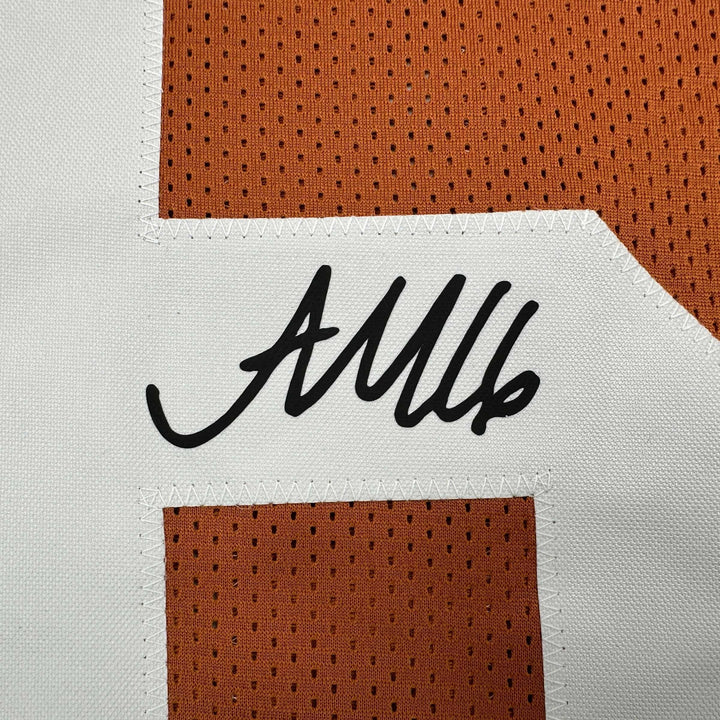 Facsimile Autographed Arch Manning Texas Orange Reprint Jersey Size Men's XL