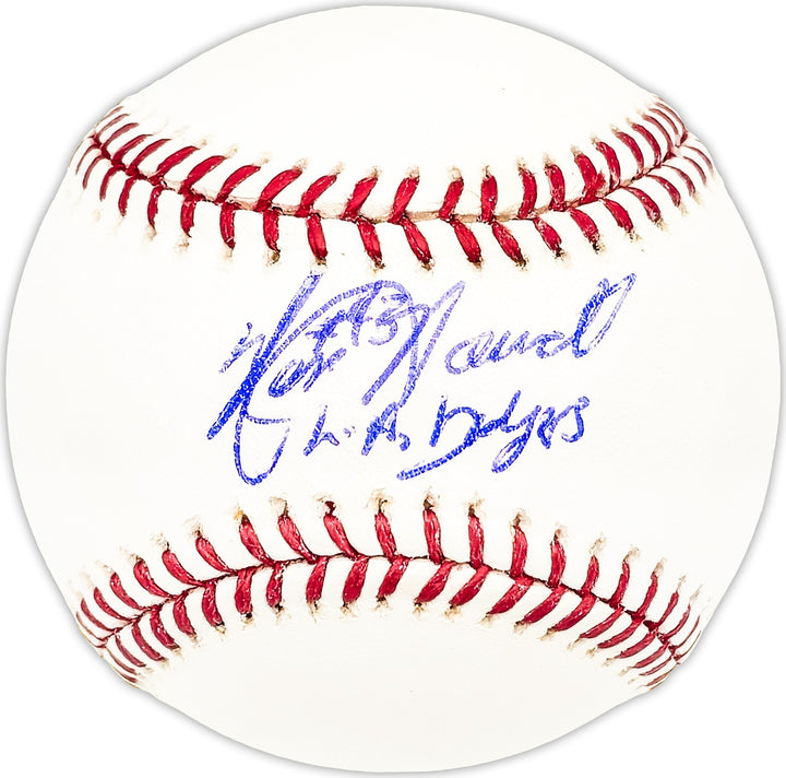 Ken Howell Signed MLB Baseball Los Angeles Dodgers "LA Dodgers" Beckett #BM25717