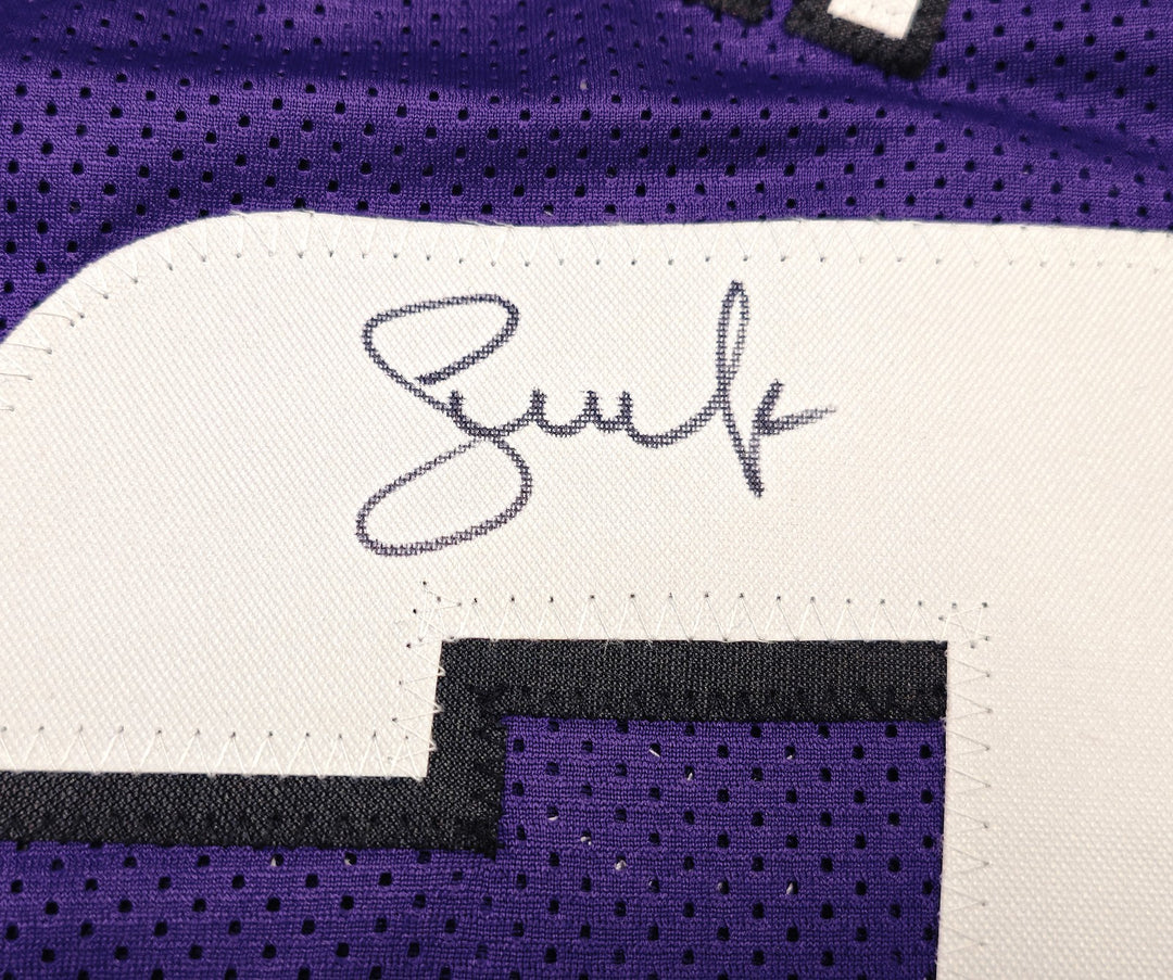 Phoenix Suns Steve Nash Signed Purple Jersey Beckett Witness
