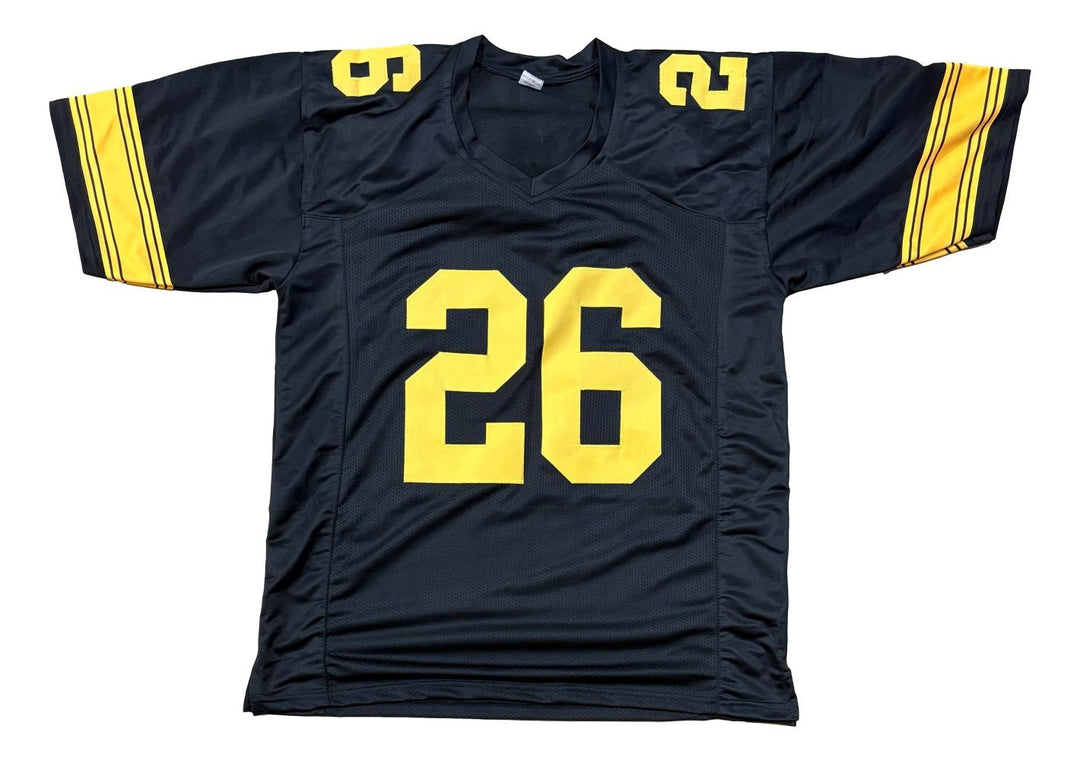 Rod Woodson Pittsburgh Signed Alternate Black Football Jersey BAS
