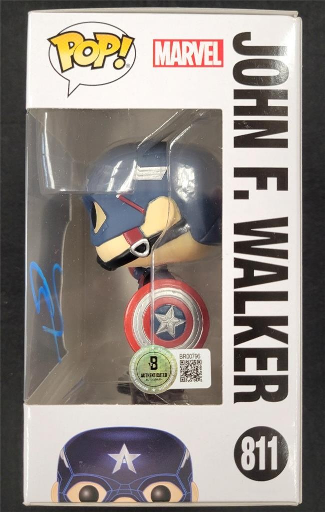 Wyatt Russell signed John F Walker Funko Pop! 811 autograph (B) Beckett BAS
