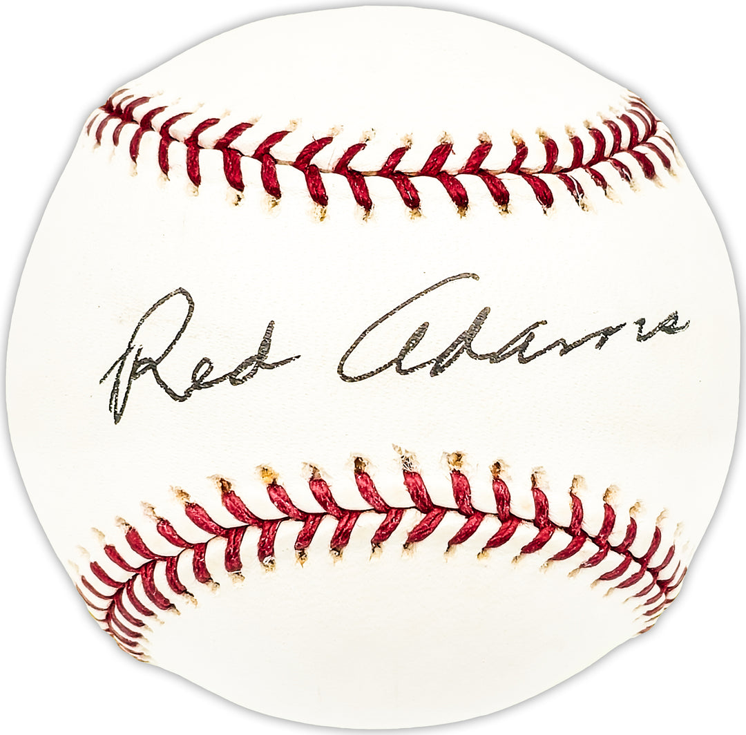 Dwight Red Adams Autographed MLB Baseball Chicago Cubs Beckett QR #BM25280