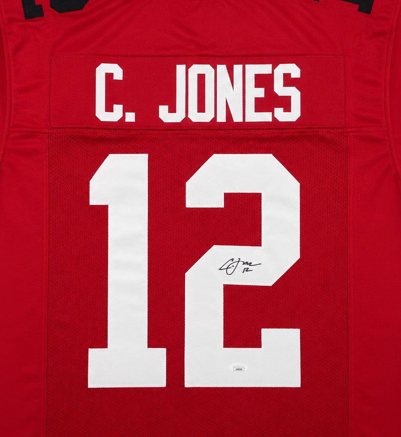 Ohio State Buckeyes Cardale Jones Signed Red Jersey JSA