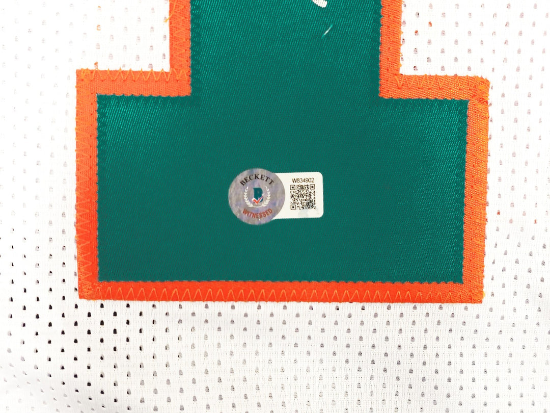 Miami Dolphins Bob Griese Autographed Signed White Jersey Beckett Witness