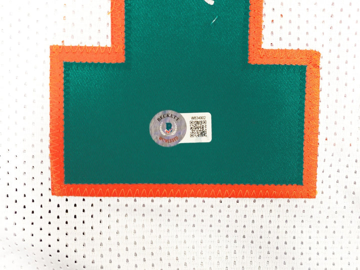 Miami Dolphins Bob Griese Autographed Signed White Jersey Beckett Witness