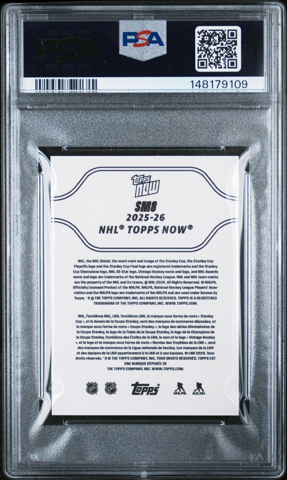 Graded 2025 Topps Now Matthew Schaefer #SM8 Signature Moments Rookie Card PSA 10