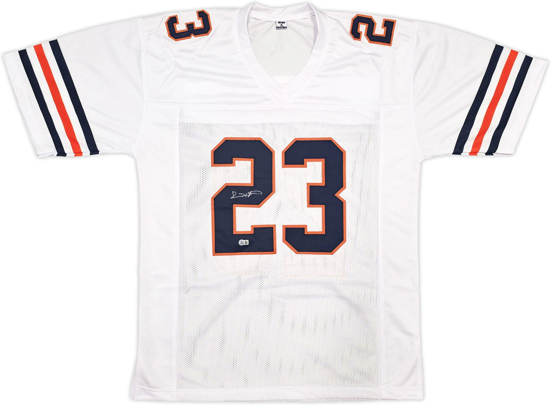 Chicago Bears Devin Hester Autographed Signed White Jersey Beckett BAS QR