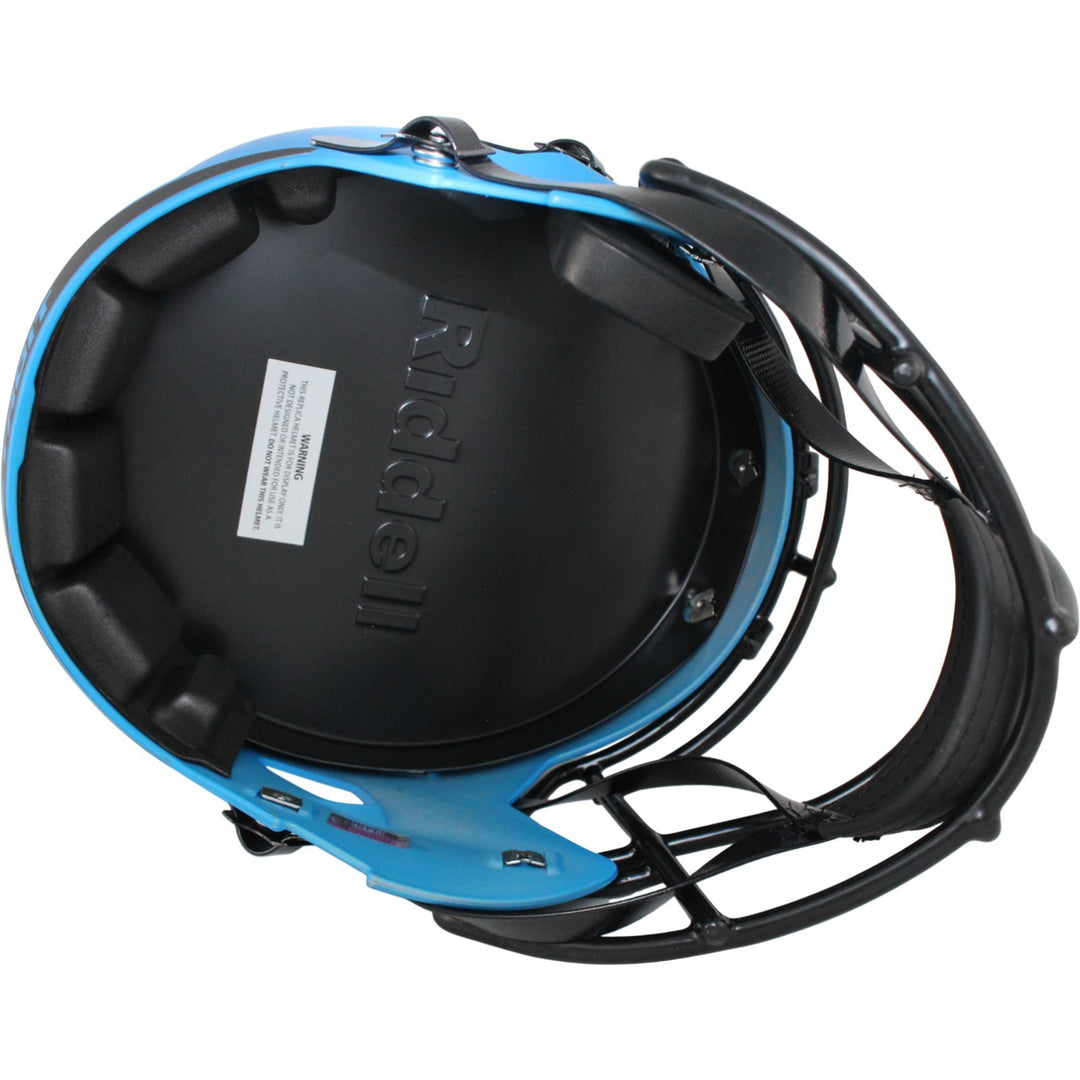 Calvin Johnson Autographed Detroit Lions F/S Rave Helmet Megatron Beckett 53594