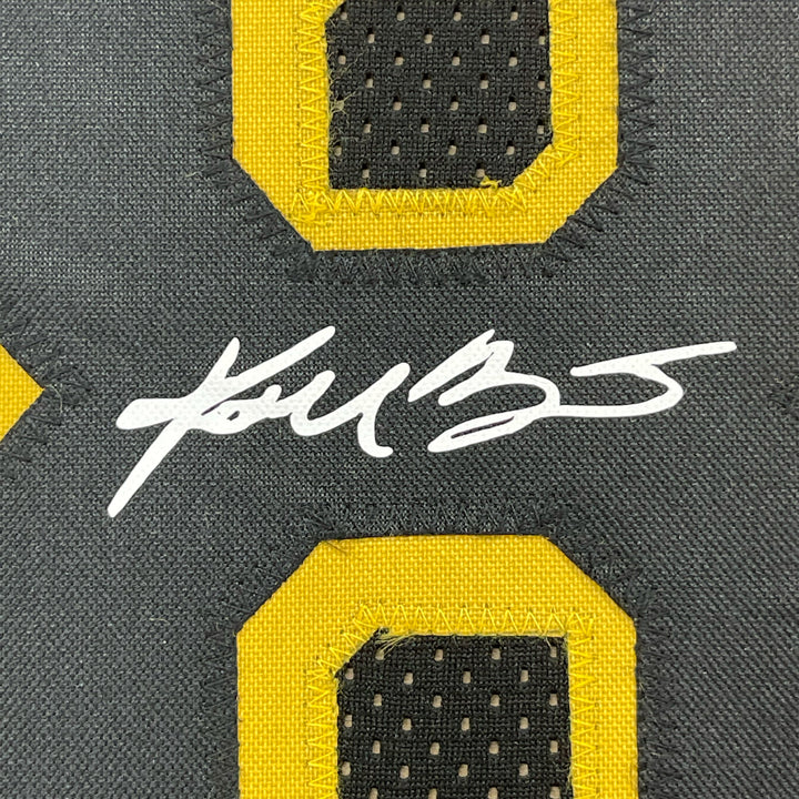 Framed Facsimile Autographed Kobe Bryant 33x42 #8 LA Reprint Laser Auto Jersey
