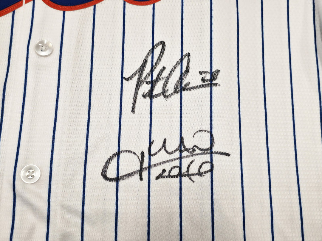 New York Mets Juan Soto, Francisco Lindor & Pete Alonso Signed White Nike