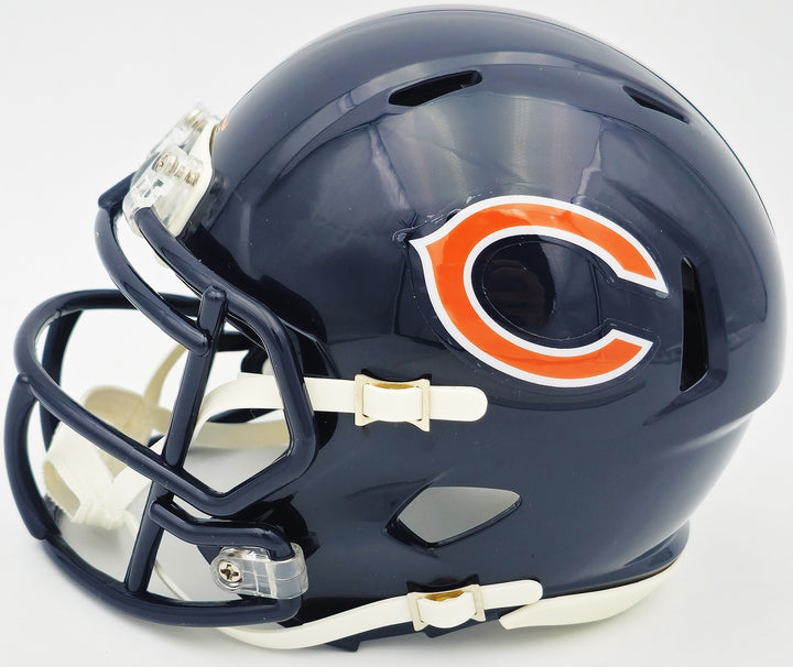 Chevy Chase Auto Bears Blue Speed Mini Helmet Christmas Vacation Logo Beckett