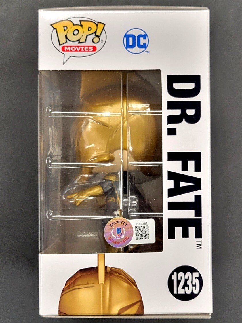 Pierce Brosnan signed Dr. Fate Black Adam Funko Pop! autograph (A) ~ Beckett BAS