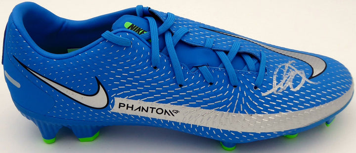 Mason Mount Auto Signed Blue Nike Phantom Cleat Shoe Chelsea F.C. Size 8 Beckett