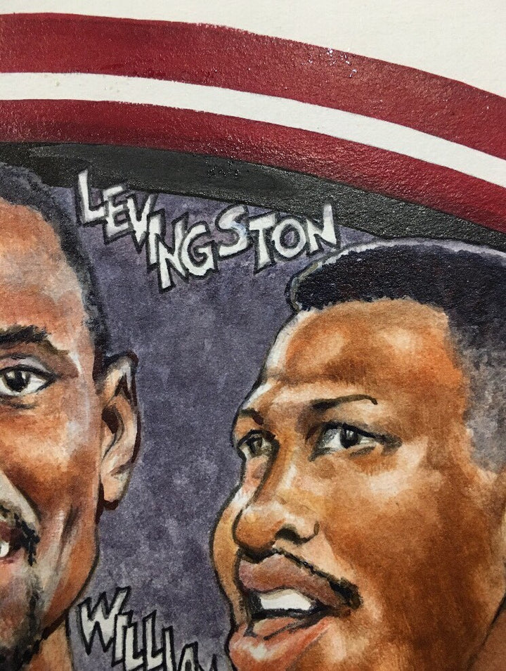 1992 Chicago Bulls NBA Champions Original Petronella Painting Michael Jordan 1/1
