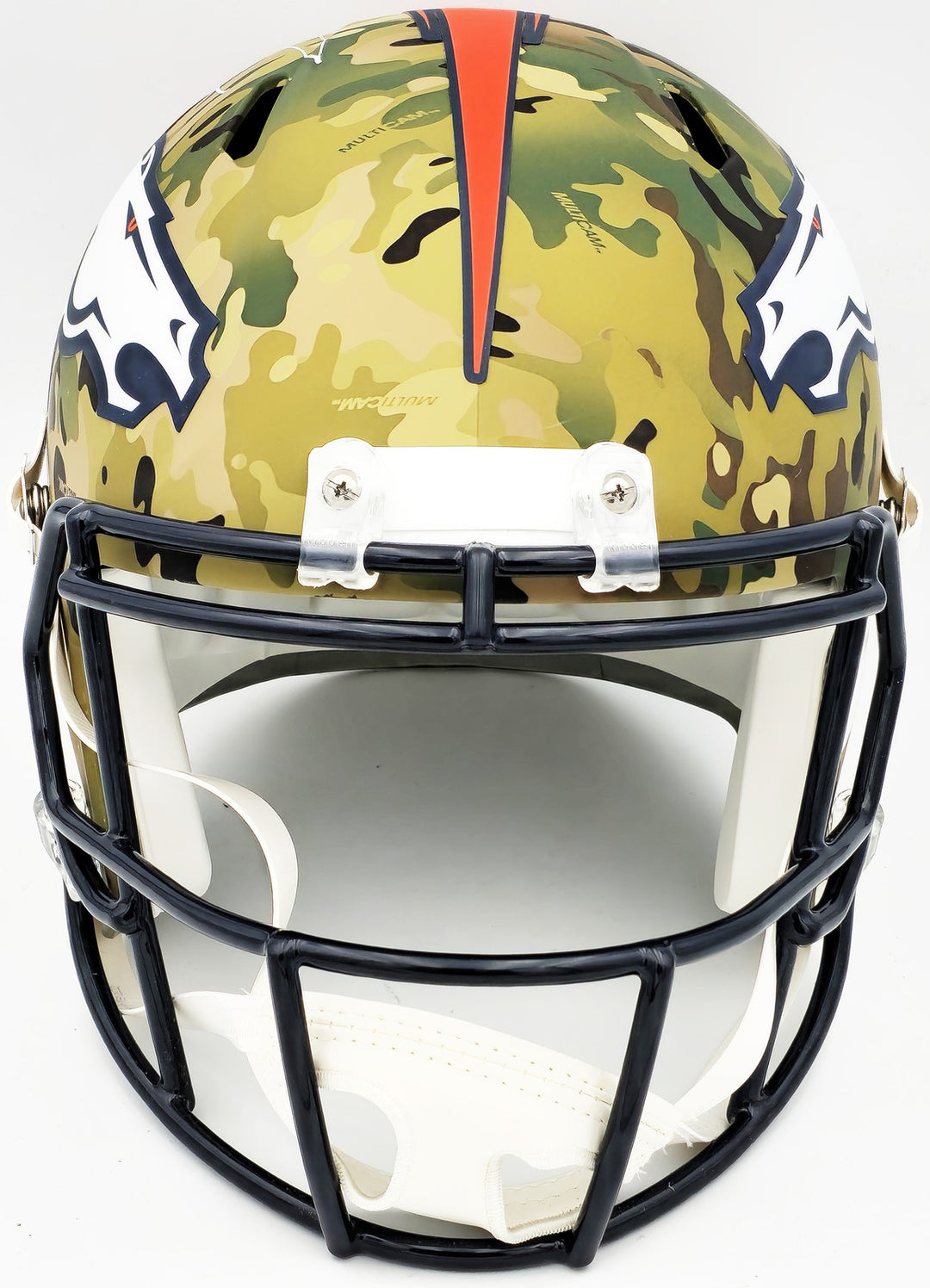 Russell Wilson Auto Broncos Camo Salute to Service Full Size Rep Helmet Fanatics