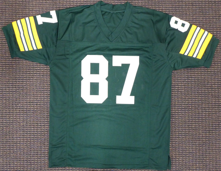 Green Bay Packers Willie Davis Auto Green Jersey HOF 81 & SB I II Champs PSA/DNA